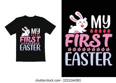 easter day funny t shirt design vector 