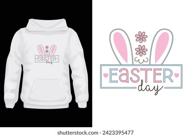 Easter day funny t-shirt design, Easter day colorful trendy shirt design