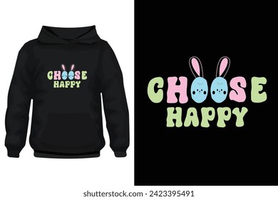 Easter day funny t-shirt design, Easter day colorful trendy shirt design