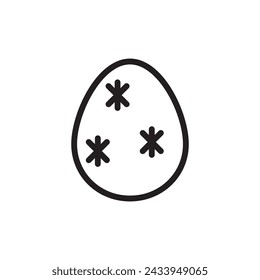 Icono del día de Pascua. signo para el concepto móvil y diseño web. icono vectorial. símbolo, ilustración de logotipo. gráficos vectoriales.