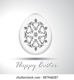 Easter day icons set illustration