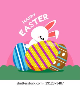 Easter Day Illustration Design