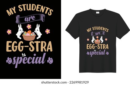 Easter Day motivational quote Vector T Shirt Design. Teaching my favorite peeps. apparel, spring holiday. Easter Funny Quotes t-shirt for kid’s men, women. Print for  t-shirt, card, blouse, black