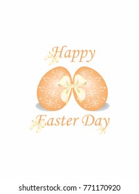 Easter day postcard