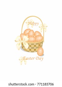 Easter day postcard