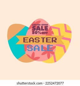 easter day sale desigbn banner, poster or social media post