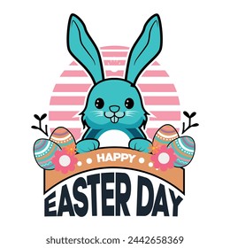 Easter day simple t-shirt design