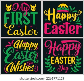 Easter Day SVG Bundle Design. 