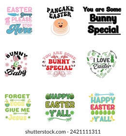 Easter day t-shirt design Bundle.