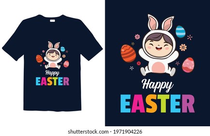 Easter Day T-shirt Design for mug, poster, t-shirt, label, or wall art.