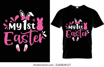 Easter Day T-shirt design. Teaching my favorite peeps. Typography graphic vector tshirt design. Easter shirt apparel, spring holiday. Easter Funny Quotes t-shirt for kid’s men, women. Poster, and gift