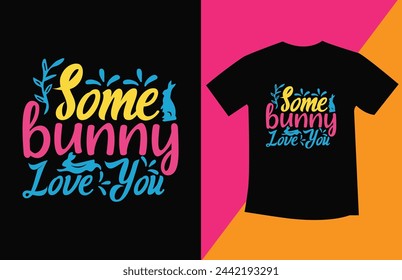 Ostertag T-Shirt Design. Ich bringe meine Lieblings-Piepser bei. Typografisches Vektor-Hemd-Design.