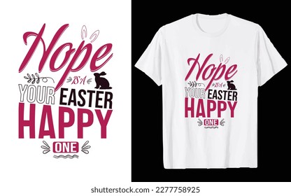 Easter Day T-shirt Design Vector Graphics. Easter typography t shirt apparel, spring holiday. Easter Funny Quotes t-shirt for kid’s men, women. Poster, and gift.