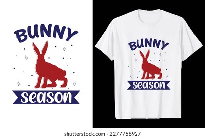 Easter Day T-shirt Design Vector Graphics. Easter typography t shirt apparel, spring holiday. Easter Funny Quotes t-shirt for kid’s men, women. Poster, and gift.