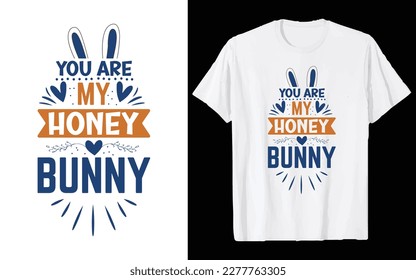 Easter Day T-shirt Design Vector Graphics. Easter typography t shirt apparel, spring holiday. Easter Funny Quotes t-shirt for kid’s men, women. Poster, and gift.