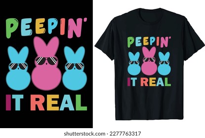 Easter Day T-shirt Design Vector Graphics. Easter typography t shirt apparel, spring holiday. Easter Funny Quotes t-shirt for kid’s men, women. Poster, and gift.