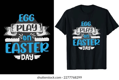 Easter Day T-shirt Design Vector Graphics. Easter typography t shirt apparel, spring holiday. Easter Funny Quotes t-shirt for kid’s men, women. Poster, and gift.