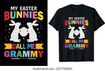 Easter Day T-shirt Design Vector Graphics. Easter typography t-shirt apparel, spring holiday. Easter Funny Quotes t-shirt for kid’s men, and women. Poster, and gift.