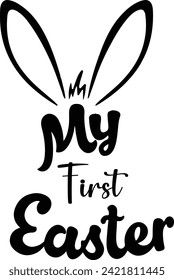 
Easter Day Typography Design. Printing For Tshirt, Sweatshirt, Mug, Banner, Poster etc.