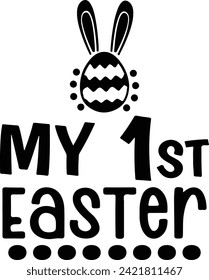 
Easter Day Typography Design. Printing For Tshirt, Sweatshirt, Mug, Banner, Poster etc.