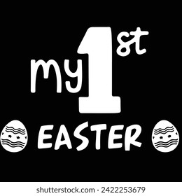 
Diseño de tipografía en el Día de Pascua. Impresión para camisetas, sudaderas, tazas, pancartas, afiches, etc.
