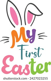 

Easter Day Typography Design. Printing For Tshirt, Sweatshirt, Mug, Banner, Poster etc.