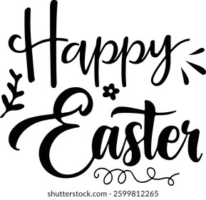 Easter Day Typography Design. Printing For Tshirt, Sweatshirt, Mug, Banner, Poster etc.