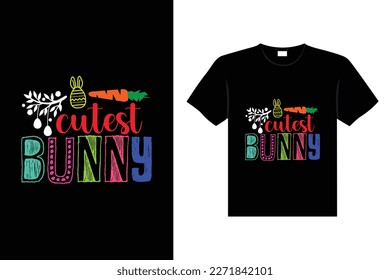 Ostertag Typografie Ei Buchstaben T-Shirt Design Feiertag Gruß süße, sonnige Vektorkunst