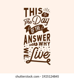 Easter day typography quotes design. The motivational word for easter. Happy Easter inspiring quote vintage art. Easter greeting design handwritten vector