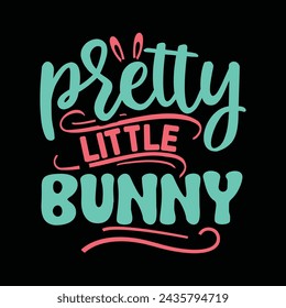 Easter day typography t shirt design 