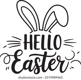 Easter day typography tshirt design