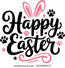 Easter day typography tshirt design