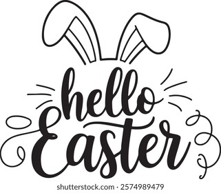 Easter day typography tshirt design