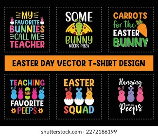 Easter Day Typography Vector T-shirt Design svg
