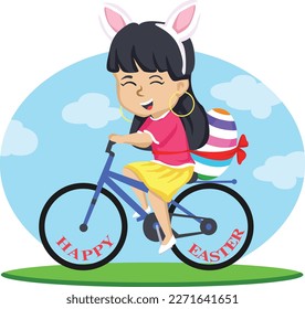 Easter Day. Vector design. New Year. Christmas. Happy Easter banner, poster, greeting card, holiday covers. Easter design with eggs, bunny, in pastel colours. 