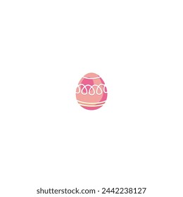 easter day vector element with rabbit element