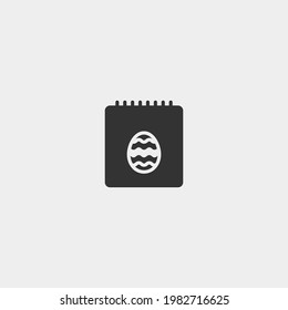 Easter day vector icon illustration sign
