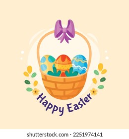 Easter Day Vector Illustration Design.