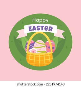 Easter Day Vector Illustration Design.