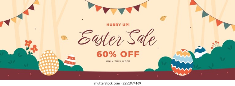 Easter Day Vector Illustration Design.