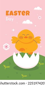 Easter Day Vector Illustration Design.