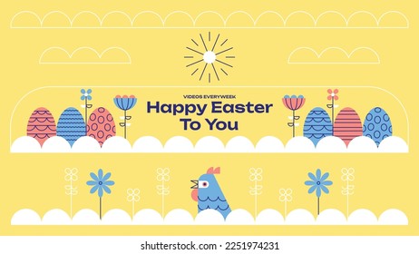 Easter Day Vector Illustration Design.