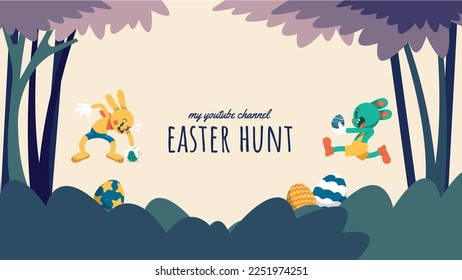 Easter Day Vector Illustration Design.