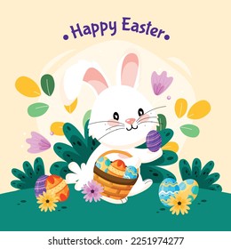 Easter Day Vector Illustration Design.