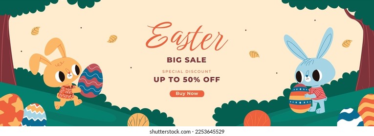 Easter Day Vector Illustration Design.