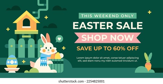 Easter Day Vector Illustration Design.