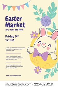 Easter Day Vector Illustration Design.