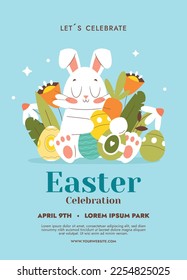 Easter Day Vector Illustration Design.
