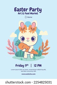 Easter Day Vector Illustration Design.