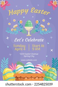 Easter Day Vector Illustration Design.